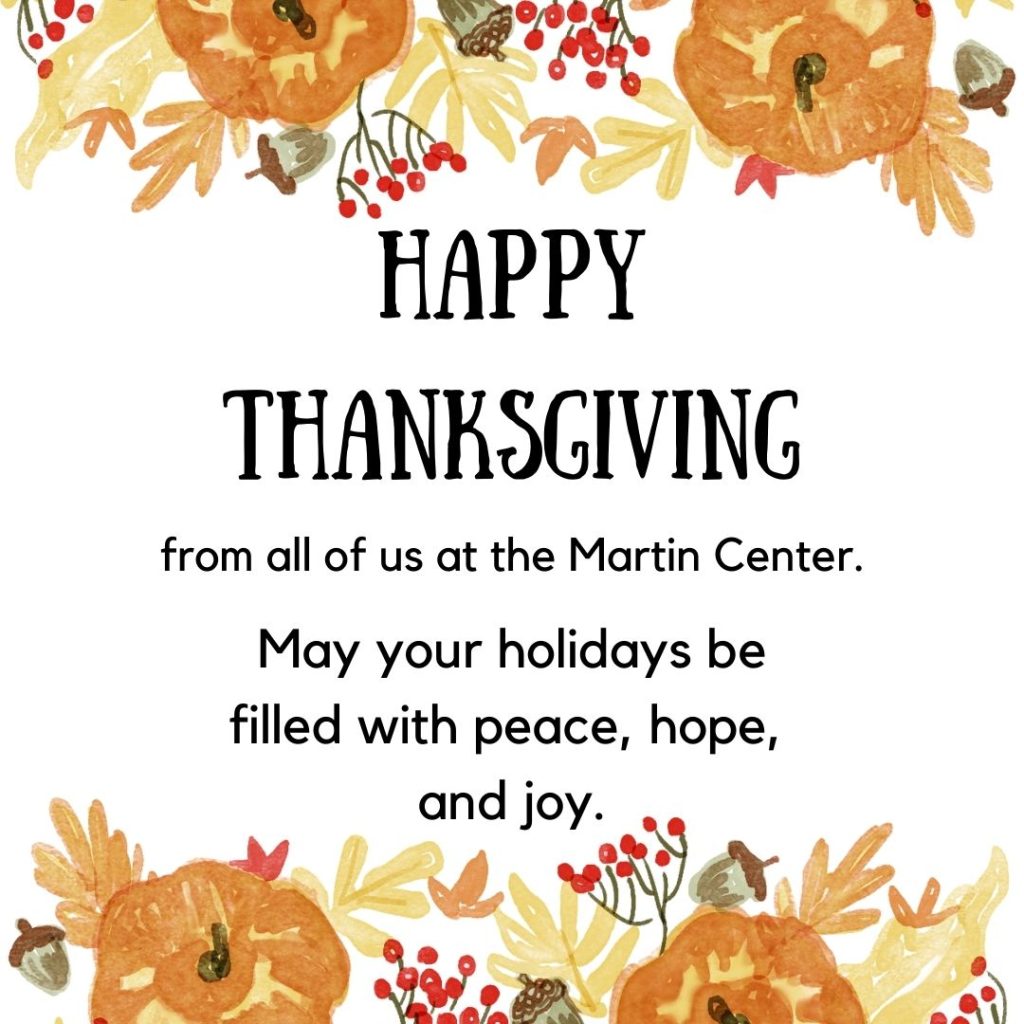 Happy Thanksgiving — The James G. Martin Center for Academic Renewal